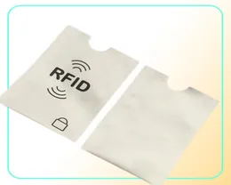 Alüminyum Folyo Antiscan RFID Koruyucu Bloke Sleames Güvenli Manyetik ID IC Tutucu NFC ATM Temassız Kimlik Lock7281860