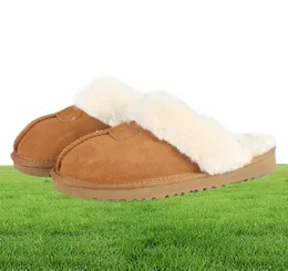 2020 بيع Lian Classic Boots Warm Cotton Men and Women Slippers Cowhide Baotou Dlippers Snow Boots Gift Size 39300161