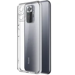 Ultra Thin Silicone Case on For Xiaomi Redmi Note 10 Pro Clear Soft Case för Redmi Note 10s Note10 4G 5G Cover Camera Protection