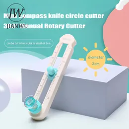 Jianwu Multifunktional Mini 360 ﾰ Manual Rotary Cutter Art Schneidwerkzeug Kompassmesser Circle Cutter Creative DIY Stationerie