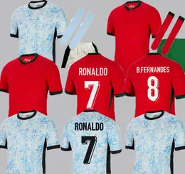 2024 البرتغال جيرسي رونالدو فرنانديز ديوجو J. Portuguesa Uruguay Joao Felix Maillot du Pretugals Match Special Bernardo Doha Kids Kits Kits