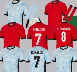 2024 Portugals Jersey RONALDO FERNANDES DIOGO J. Portuguesa URUGUAY Joao Felix maillot du PortugalS Pre Match Special BERNARDO DOHA kids football kits