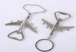 Uçak Açıcı Uçak Anahtarı Anahtarı Bira Açıcıları Uçak Şekar Bira Açıcı Anahtarlama Doğum Günü Düğün Partisi Hediyesi Uçak Keychain Opene5123558