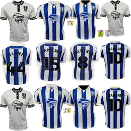 24/25 Sheffield W środę koszulki piłkarskie Will Vaulks Callum Paterson Michael Smith Tyreeq Bakinson Mallik Wilks Man Kit Football Shirts Top 888