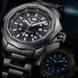 Наручительные часы Yelang 2024 Мужчины Автоматические механические водонепроницаемые 100 млн. H3 Самостоятельно светящиеся супер -яркие военные плаватели.