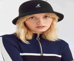 Bermuda Casual Unisex Bucket Classic Dome Fisherman Hat Black Kangaroo Basin Hat Sports Rekretowy projektant Bucket Hat H2204191634512