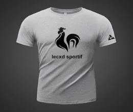 Le COQ Sportif Summer Classic Tshirt z krótkim rękawem oraz luźne tłuste męskie wszechstronne sporty Half6529544