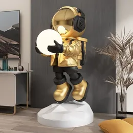 Декоративные предметы фигурки современный домашний декор 80 см Статуя астронавта