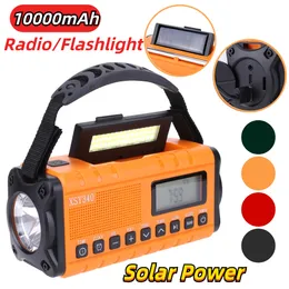 Emergency Crank Solar Radio XHDATA D608WB FM/AM/SW/NOAA Alert Portable Radio Charging 3000mAh Power Bank LED Flashlight Torch - 44 - View #11