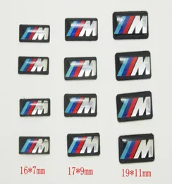 100PCS TECスポーツホイールバッジ3DエンブレムステッカーデカールBMW MシリーズM1 M3 M5 M5 M6 X1 X3 X5 X6 E34 E36 E6 CAR STYLING STICKER2210739