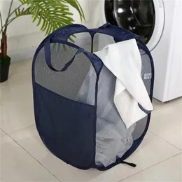 Laundry Bags Hamper Breathable Lightweight Minimalist Design Mesh Bin Long Lasting Basket Household Supplies