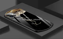 Lüks Desginer Ayna Makyaj Temsilli Cam Telefon Kılıfı İPhone 11 13 12 Pro Max XR X XS 7 8 Artı Geri Koyu Tam Koruyucu ANT2896562