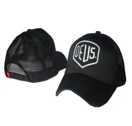 2021 Deus Ex Machina Baylands Trucker Snapback Black Motorcycles Mesh Baseball Hat Sport Luxur October Basketball Cap Justerable 9722829