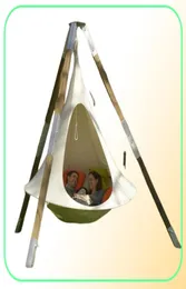 Obozowe meble UFO kształt Tree Tree wiszące krzesło huśtawka dla dzieci dorośli wewnętrzne namiot o hamaku na zewnątrz kemping 100cm1135445