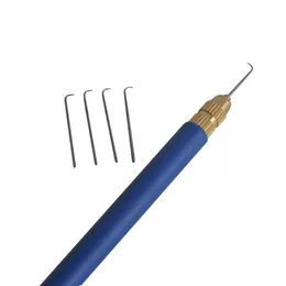 Haarwerkzeuge 4 Größenlüftungsnadel 1-11-22-33-4 1 Plastikhalter zur Herstellung von Spitzenperücken/Verschluss/Toupee Netto-Drop-Lieferungsprodukte ACCE DHYQF