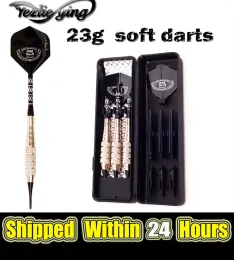 Tillbehör professionella dart 23 gram mjukt tips om elektroniska shanks för dart utomhus flyg sport dartboard