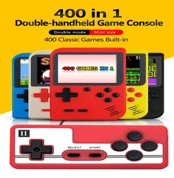 Мини -портативная игра -консоль ретро -портативная консоль видеоигр может хранить 400 игр 8 -битный 30 -дюймовый красочный ЖК -трейнист.