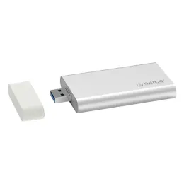 Gehege Orico Aluminium Mini Msata SSD -Gehäuse HDD -Hülle USB 3.0 5 Gbit / s Hochgeschwindigkeitsschraube Fixierter Treiber Externer Speicherbox