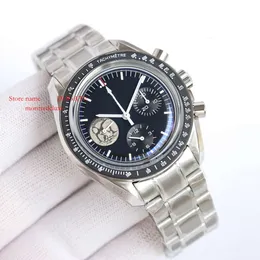 310.63.42.50.02.Designers 3861 relógios Superclone 42mm Moon 316L Plutão Relógio Business Cronograph Watchesmen Business Saturn 796