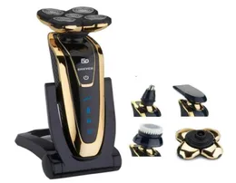 Shaves Original 5D barbeador elétrico Máquina de barbear seco de barbear molhado Máquina de barba Razor elétrico para homens Multifuncional Groomin4253928