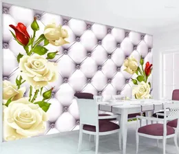Sfondi sfondi 3d sfondi personalizzati di qualsiasi dimensione murale griglia rosa rosa parola da fondo tv camera da letto