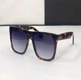 0513 نظارة شمسية مربعة سوداء هافانا رمادية التدرج للنساء MEN MORGAN FASHING SUN SUNDES لقضاء عطلة UV400 EYEWEAR WIT5801357