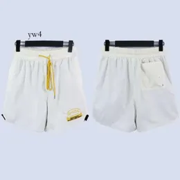 Tasarımcı Erkek S Rhude S Mens Beşinci Setler Takip Pantolon Setleri Gevşek ve Konforlu Moda Popüler Olun 2024 Yeni Tasarımcı Yaz 6568