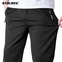 Pants STOUREG Men's Thick Casual Sports Long Pants Elastic Drawstring Sweatpants Gym Jogging Trousers Fitness Autumn Workout Pants