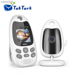 Baby Monitor Taktark Video wireless da 2,0 pollici monitor per bambini con telecamera a due vie di monitoraggio della temperatura per la sicurezza del neonato240412