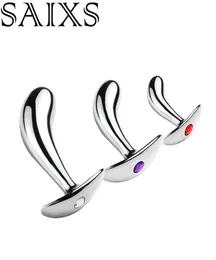 New Mertal Anal Plug Prostate Massager Butt Plug Strap on Toy Wearable P Spot Stimulator Sex Toys for Men and Women Analplug8272280