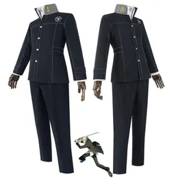 アニメペルソナYasogami Yu narukamiコスプレコスチュームShin Megami Tensei P4 High School Uniform Coat Adult Man Carnival Suit