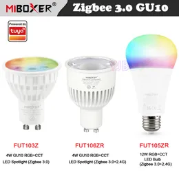 Miboxer Zigbee Smart GU10 LED Spotlight Dimmable RGB+CCT, Voice