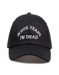 In Dog Years Im Dead Baseball Cap Embroidery Dad Hat 100 Cotton Buzzwords Snapback Unisex Fashion Adjustable7786085