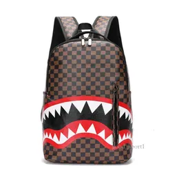 Mochila de marca de mochila de sprayground Backpack Backpack grande laptop de couro de luxo bolsa estudantil para homens viagens spraygrounds backpack 406