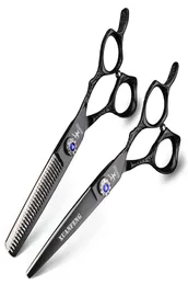 Xuan Feng Silver Hair Clipper da 6 pollici di forbici per capelli Giappone 440c Adattamento in acciaio e taglio Scissori Impostare strumenti da barbiere a taglio per capelli1384542