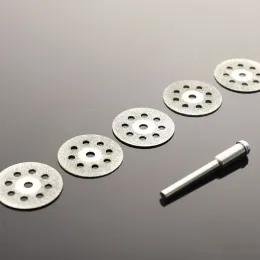 Diamond Cutting Discs Metal Saw Blade Conjunto HSS Mini Lâmina de serra circular para ferramentas rotativas Rodas de corte de resina Diamond 22mm