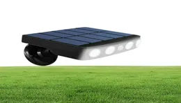 1x Garden Lawn Pation Solar Motion Sensor Light Outdoor Security Lamp Solar Powered Lighting Waterproof Outside Lights 4LED BULB W5708438