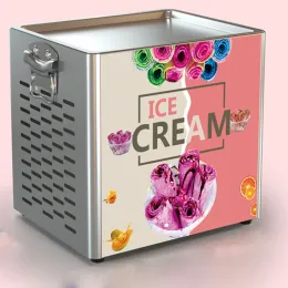 Fabradores de frigideiras comerciais Mini Small Smoothie Machine Fried Iogurt Sorvete frito Fruit Fried Ice Cream Machine