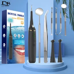 Ирригаторы электрический зубной расчет Семовер Sonic Dental Scaler Oral Irgator Home Home Yeats пятна от отбеливания зубов для инструмента