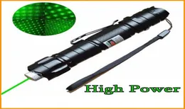 Helt ny 1mw 532nm 8000m högeffekt Grön laserpekare Lätt penna Lazer Beam Military Green Lasers Pen Epacket 7120006