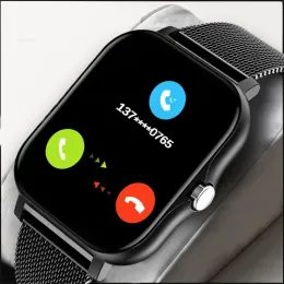 Orologi 2023 Nuovo Bluetooth Risposta Chiamata Smart Watch Men 1.69 "Chiamata a contatto completo Fitness Tracker IP67 Smartwatch impermeabile da donna