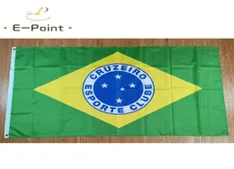 Бразилия Cruzeiro Esporte Clube Flag 35ft 90cm150cm Polyester Flags Украшение