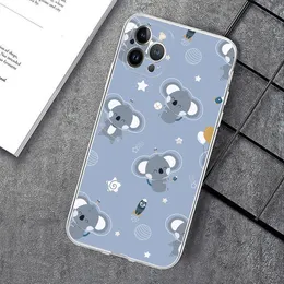 Koala Bear Cute Teleen Case na iPhone'a 14 11 12 13 Mini Pro XS Max Cover 6 7 8 Plus X XR SE 2020 FINDA SHOW