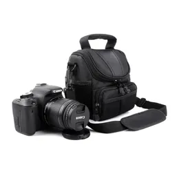 Omuz askısı ile yumuşak taşıma çantası torbası Canon Nikon SLR DSLR 1000D 1100D 1200D2913128 için