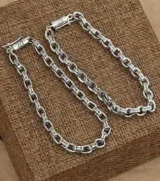 Designer CH Bracelet Chrome S925 Sterling Silver Silver Personalizada Feminina Feminina Chain Chain Lar Gifts Classic Luxury Jóias DT2Z1604126