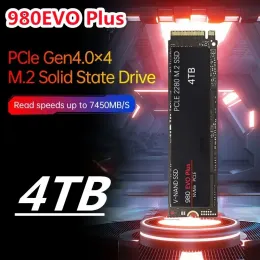 Вставки 980EVO плюс SSD M.2 NVME SSD 1TB 2TB 4TB M2 2280 NVME PCIE 4.0x4 Сплошной диск с твердым состоянием для настольного ноутбука PS5