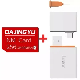 Карты NM Card 128GB/256GB 90 МБ/с Nano Card, Mate 30 40 Mate 50 Pro Mate 20 Huawei P40 P50 Флэш -карта памяти для мобильного телефона Huawei