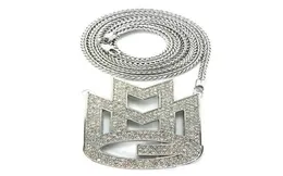 Cara New Iced Out Maybach Music Group Mmg Pendant 36 Franco Chain Maxi Neckace Hip Hop Necklace Emen039s Chokers Neckass