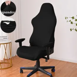 Stretch Spandex Gaming Chair Cover Elastic Office Chair Slipcovers fåtölj Seat Cover Computer Stol Slipcovers för Home Sudy