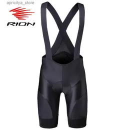 Shorts de ciclismo rion homens shorts de bicicleta de bicicleta de montanha mtb bibs de bicicleta de bicicleta de bicicleta 3D bolsões acolcidos